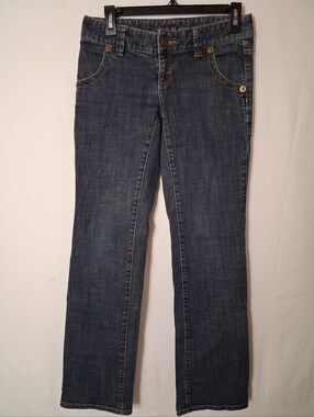 Michael Kors Women’s Size 0 Blue Denim Jeans – Classic Straight Leg Casual Pants